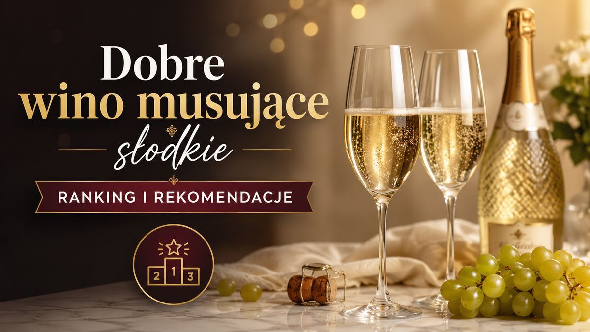 Read more about the article Dobre wino musujące słodkie – ranking i rekomendacje