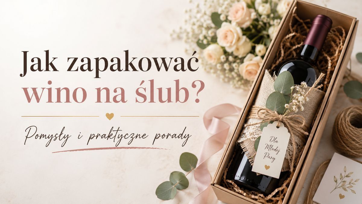Jak zapakować wino na ślub? Pomysły i praktyczne porady