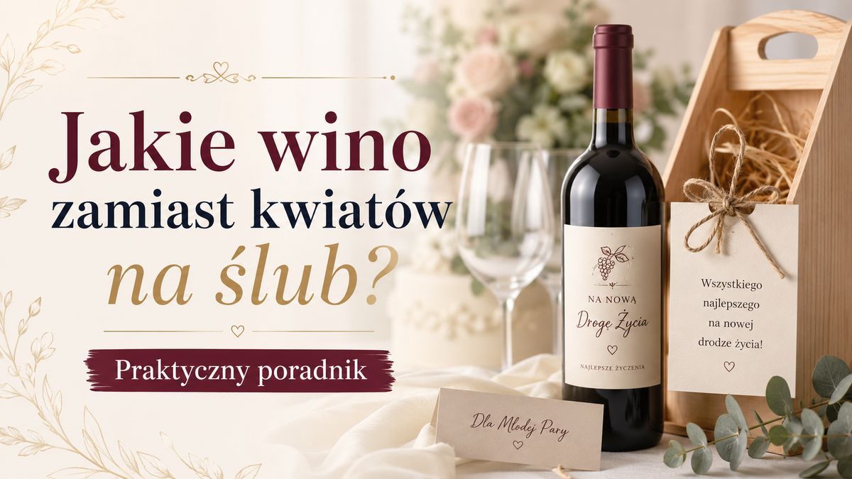 Jakie wino zamiast kwiatów na ślub? Praktyczny poradnik