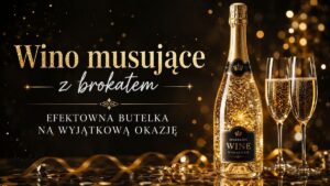 Read more about the article Wino musujące z brokatem – efektowna butelka na wyjątkową okazję