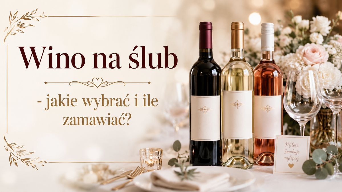 Wino na ślub – jakie wybrać i ile zamawiać?