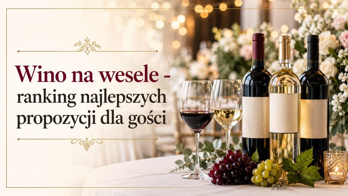 Wino na wesele – ranking najlepszych propozycji dla gości