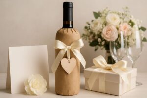 Read more about the article Jak zapakować wino na wesele? Sposoby i inspiracje